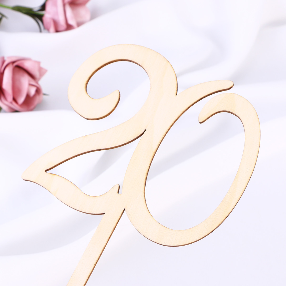 Wedding Solution - 30個入りプレミアム木製テーブルナンバーセット 1～30番、頑丈なホルダーベース付き、結婚式用多目的テーブルナンバリングソリューション