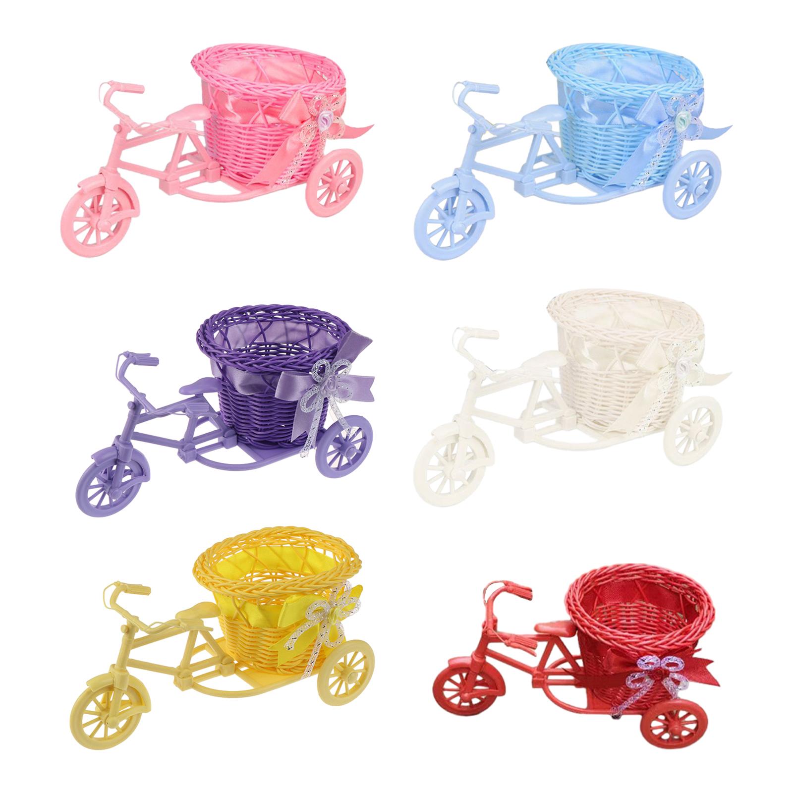 Wedding Hampers - 人工自転車の花のバスケット,花瓶,ミニ三輪車のプランター,植物のサポート,結婚披露宴,庭,誕生日,家の装飾,ギフト