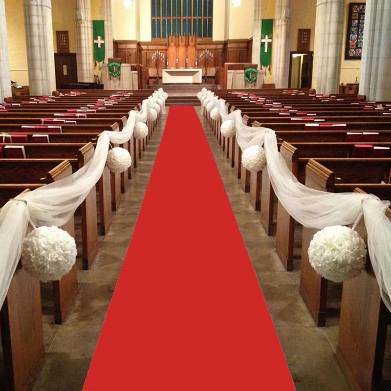 Aisle Runner White - ウェディングカーペットは、宴会、会議場、屋外装飾カーペット、階段、長い廊下に適しており、滑り止め加工が施されています。
