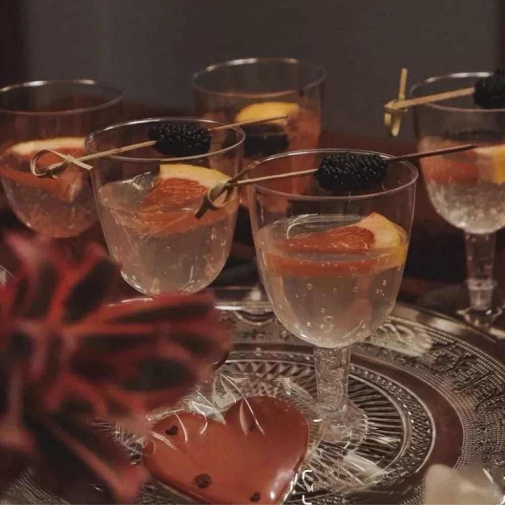 Champagne Tower Set - 25 個透明使い捨てワイングラス 6 オンス壊れないプラスチックマルガリータグラス飲料カップポータブルシャンパンゴブレット