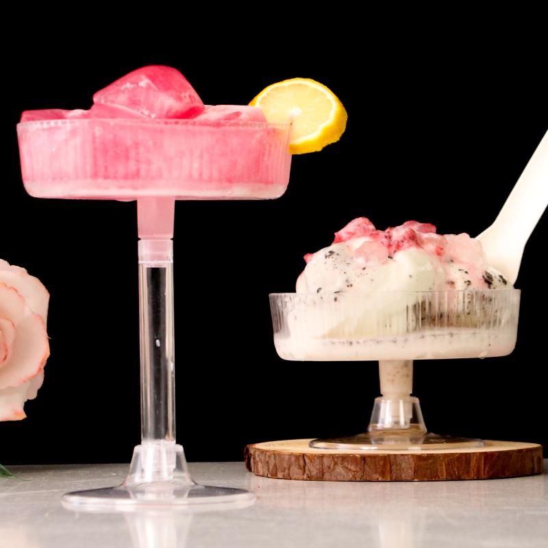 ** 10個入りプラスチックマティーニグラス使い捨て透明シャ - Champagne Tower Set のレビューと価格