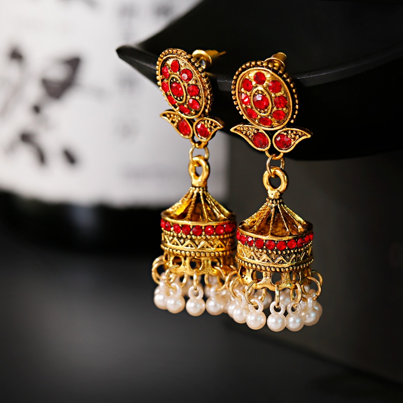女性のアフガニスタンヴィンテージインディアン Jhumka  - Indian Wedding Supply のレビューと価格