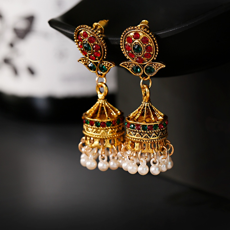女性のアフガニスタンヴィンテージインディアン Jhumka  - Indian Wedding Supply のレビューと価格