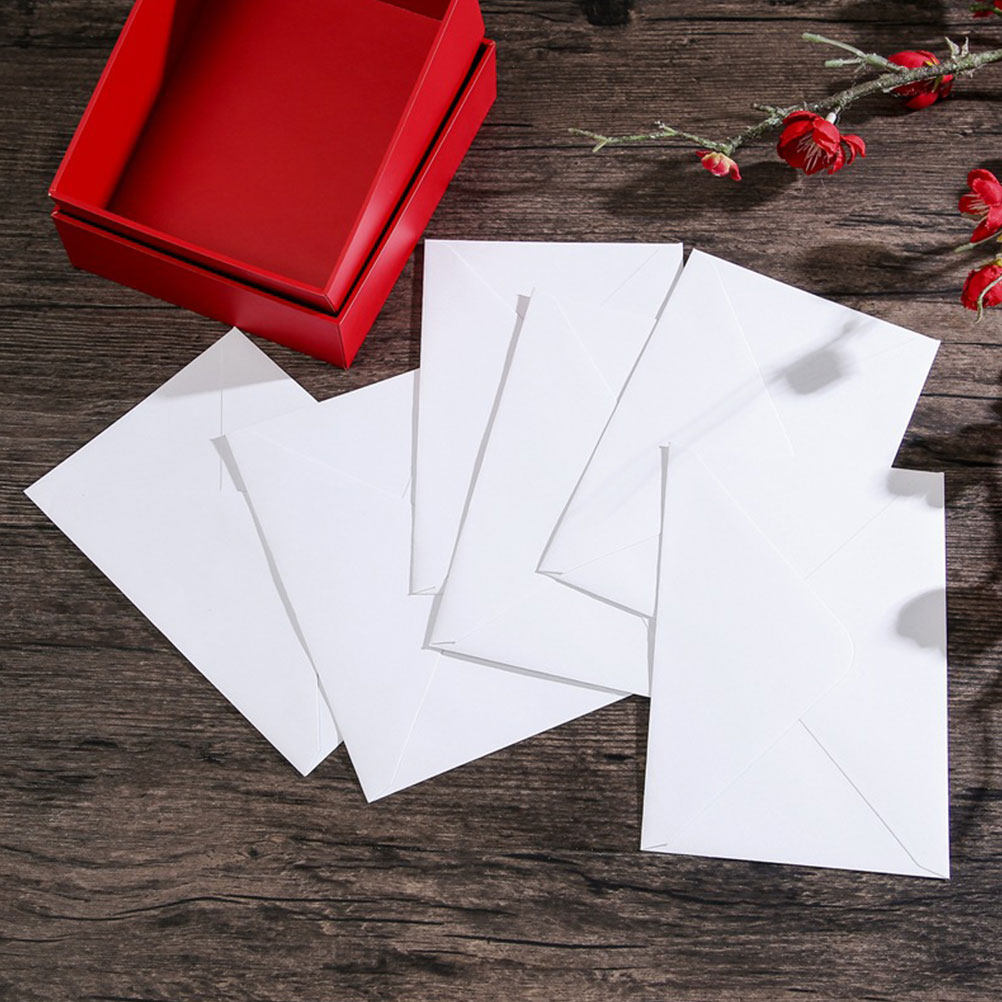 50枚入り 白色 B6 セルフシール式郵送用封筒 グリーティ - Wedding Envelopes のレビューと価格