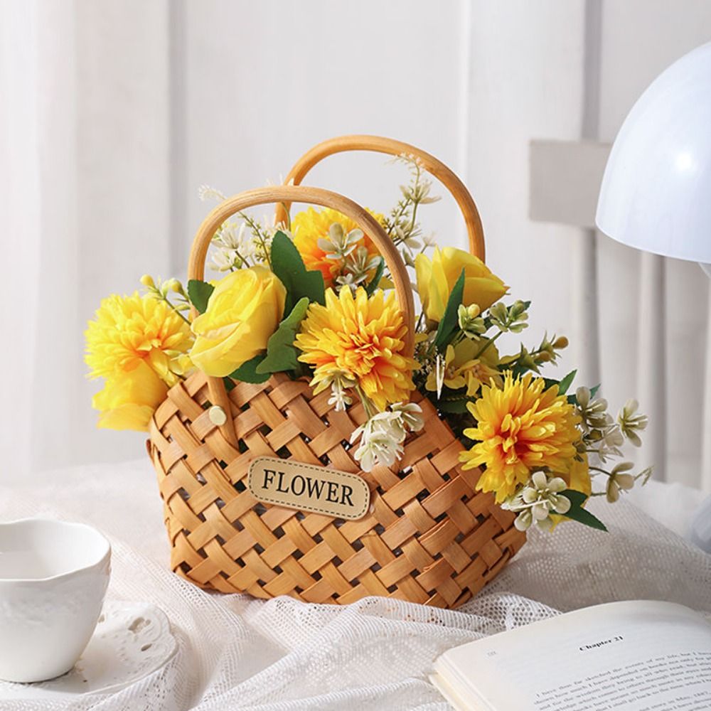 籐織ハンギングバスケット壁掛けプランター花籐バスケット手作り - Wedding Hampers のレビューと価格
