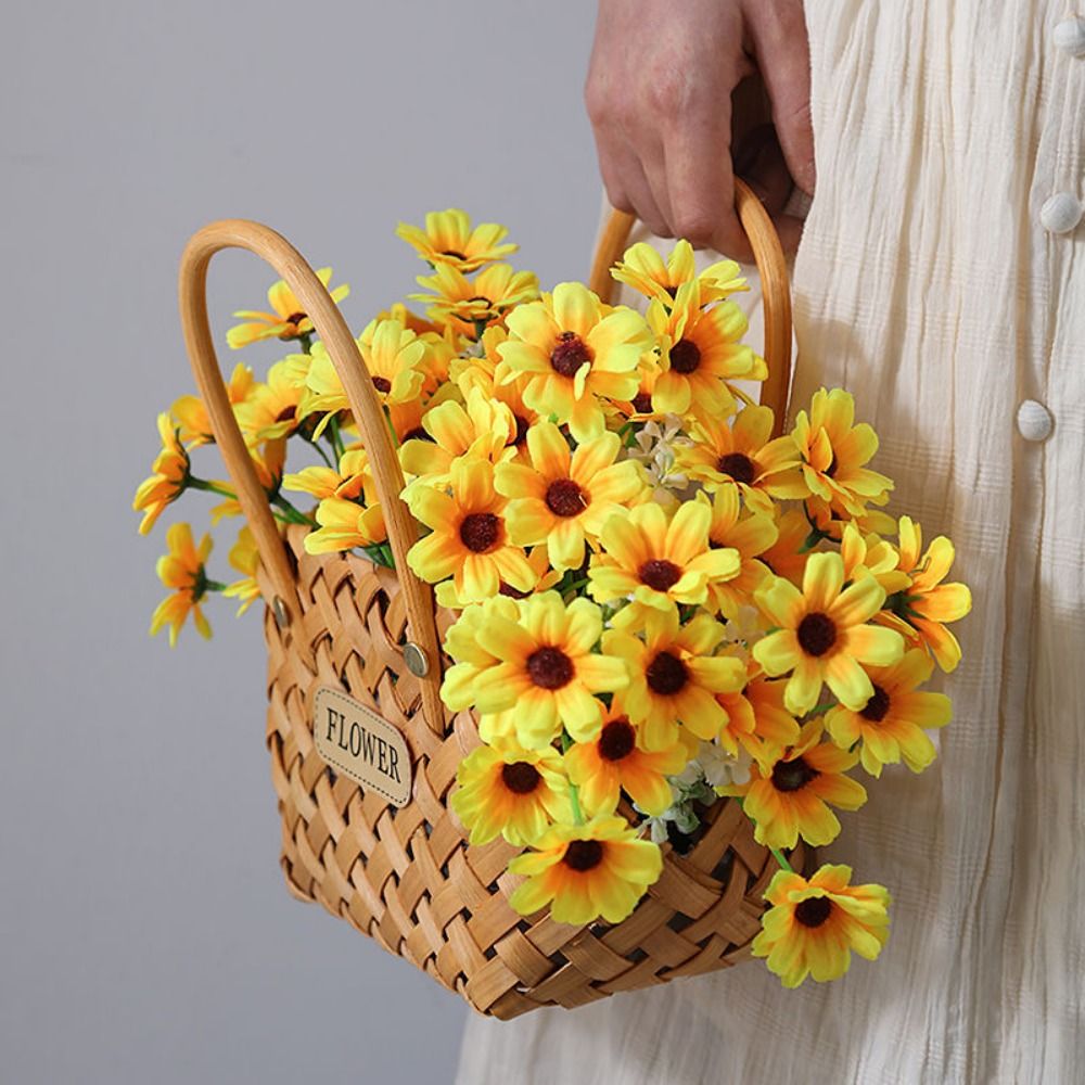 籐織ハンギングバスケット壁掛けプランター花籐バスケット手作り - Wedding Hampers のレビューと価格