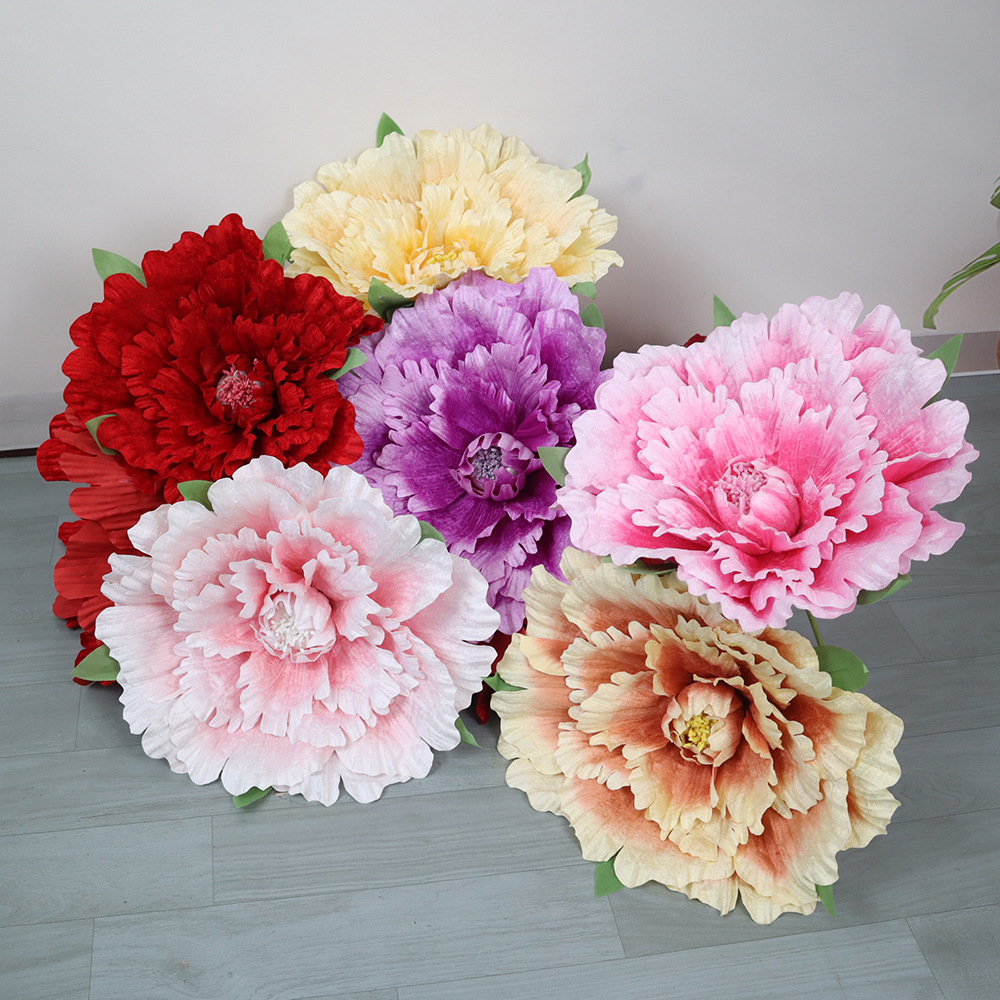 30～80cmの巨大なベルベット牡丹の造花、大量のシルク製花 - Wedding Supply Bulk のレビューと価格