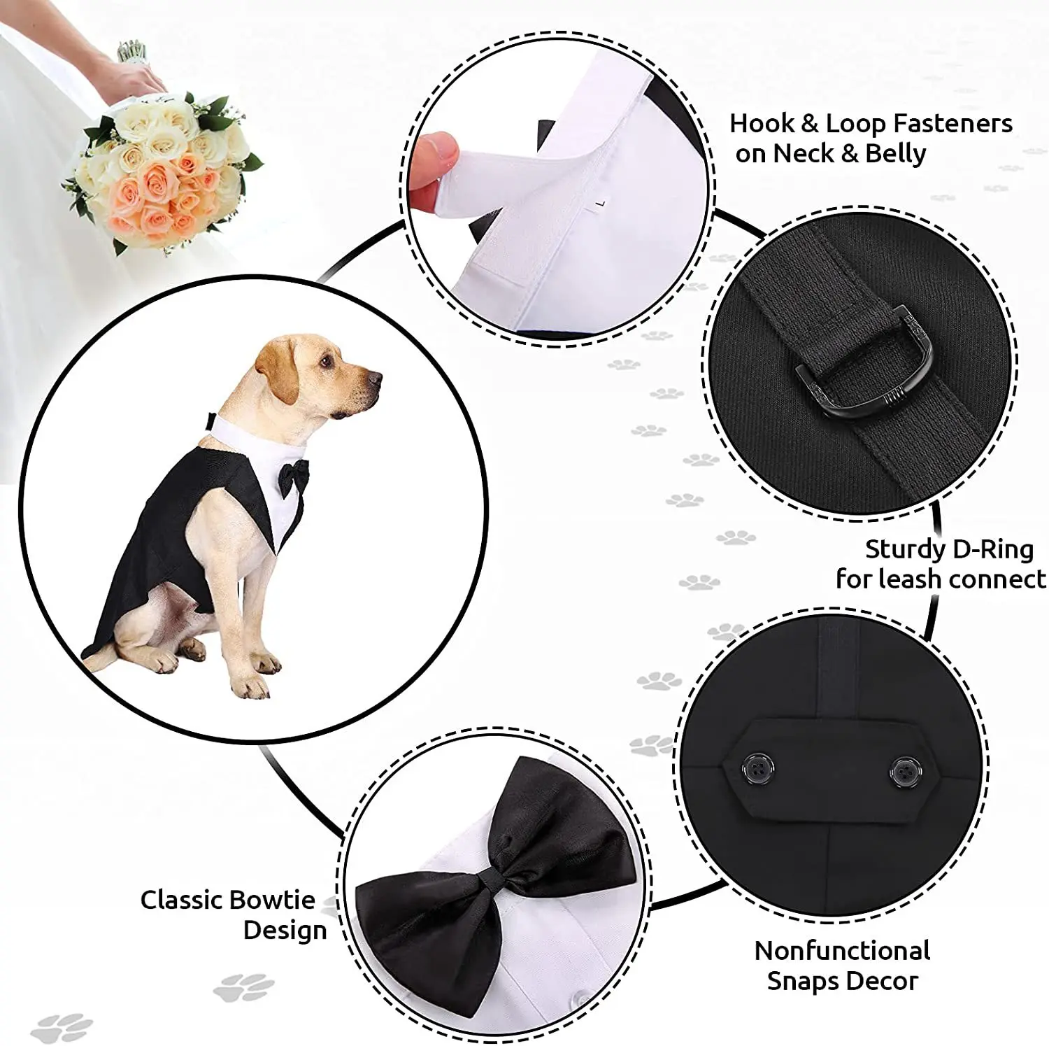 ペット用犬服ファッションパーティーショーフォーマルスーツネク - Suitsupply Wedding Tuxedo のレビューと価格